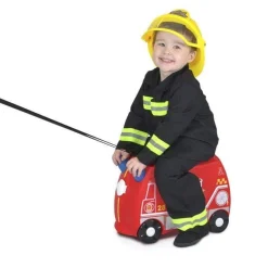 Trunki Frank · Camión Bomberos* Maletas Trunki|Accesorios Para Salir Fuera Y Viajar