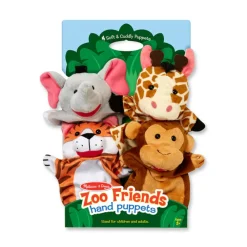 Melissa u0026 Doug Títeres amigos del zoológico · Melissa & Doug*Niños Marionetas Y Teatro