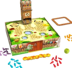 HABA Tumulto de Caballeros y el gran espectáculo de Dragones ·*Niños Juegos Haba|Juegos De Mesa Competitivos
