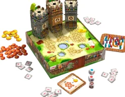 HABA Tumulto de Caballeros y el gran espectáculo de Dragones ·*Niños Juegos Haba|Juegos De Mesa Competitivos