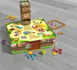 HABA Tumulto de Caballeros y el gran espectáculo de Dragones ·*Niños Juegos Haba|Juegos De Mesa Competitivos