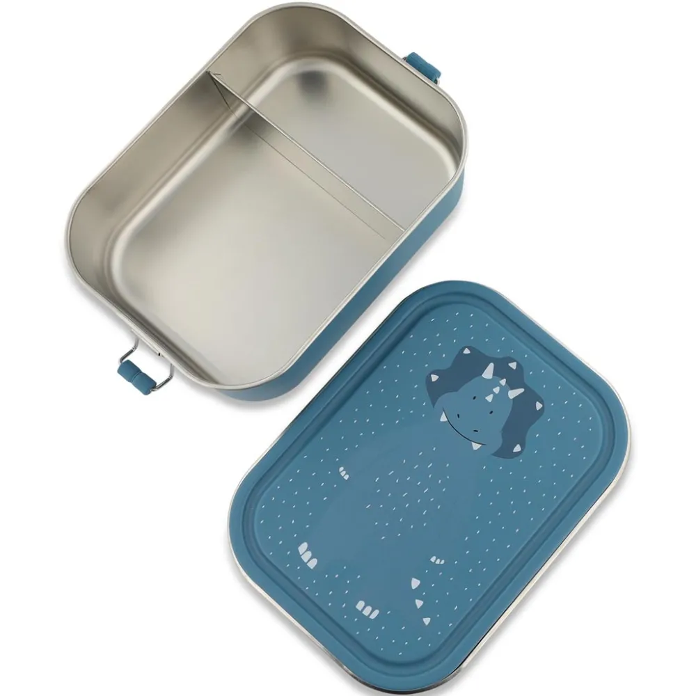 Trixie Tupper acero grande · Mr. Triceratops* Cajas De Almuerzo Infantil·Con Compartimentos