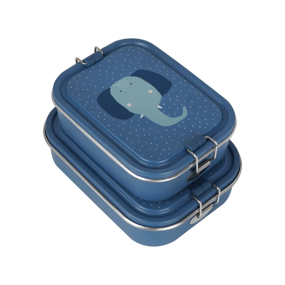 Trixie Tupper acero pequeño · Mrs. Elephant* Cajas De Almuerzo Infantil·Sin Compartimentos
