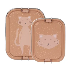 Trixie Tupper acero pequeño · Mr. Cat* Cajas De Almuerzo Infantil·Sin Compartimentos