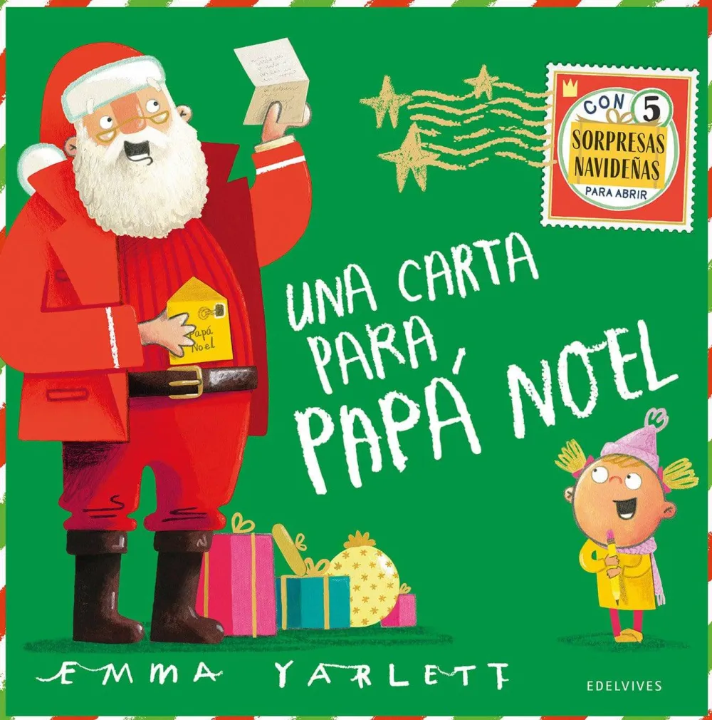 Edelvives Una Carta para Papá Noel*Niños Libros De Navidad Para Niños|Álbumes Ilustrados Infantiles