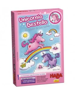 HABA Unicornio Destello – El tesoro de las nubes ·*Niños Juegos Haba|Juegos De Mesa Competitivos