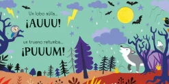 Usborne ¡UUUH! Muevo y escucho*Niños Libros De Texturas Para Bebés|Libros Con Solapas