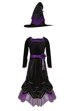 Great Pretenders Vera the Velvet Witch (varias tallas)*Niños Disfraces Infantiles