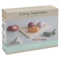 Little Dutch Verduras para Cortar ·*Niños Cocinas De Madera Y Accesorios Juguete|Juguetes Waldorf