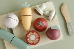Little Dutch Verduras para Cortar ·*Niños Cocinas De Madera Y Accesorios Juguete|Juguetes Waldorf