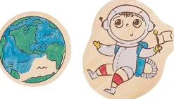 Hape Vida en Marte Cuentos Imanes de madera ·*Niños Kit De Manualidades