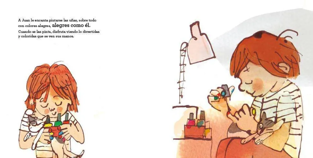Nubeocho ¡Vivan las uñas de colores!* Libros Sobre Emociones|Álbumes Ilustrados Infantiles