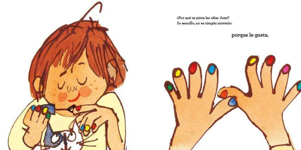 Nubeocho ¡Vivan las uñas de colores!* Libros Sobre Emociones|Álbumes Ilustrados Infantiles