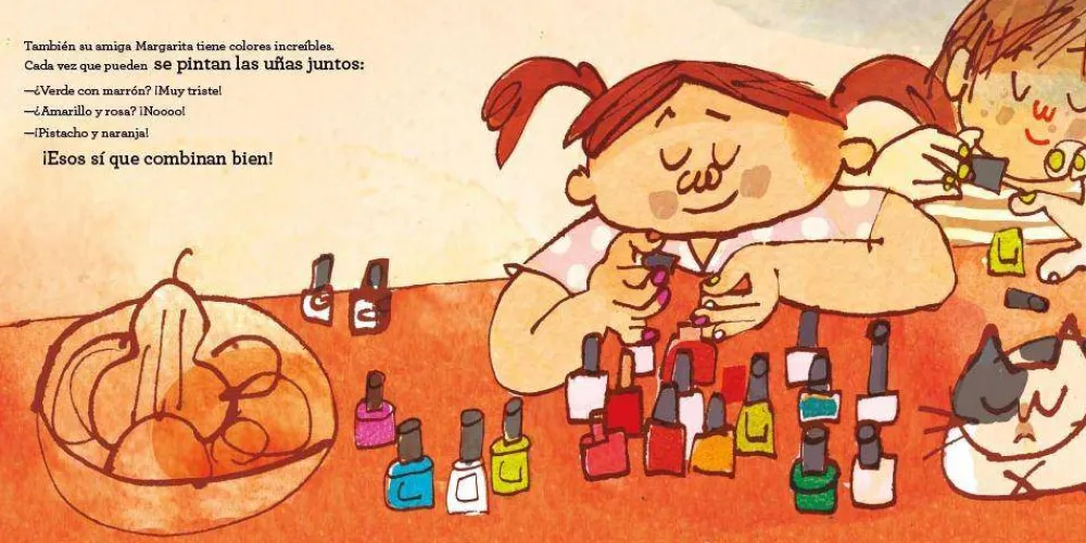 Nubeocho ¡Vivan las uñas de colores!* Libros Sobre Emociones|Álbumes Ilustrados Infantiles