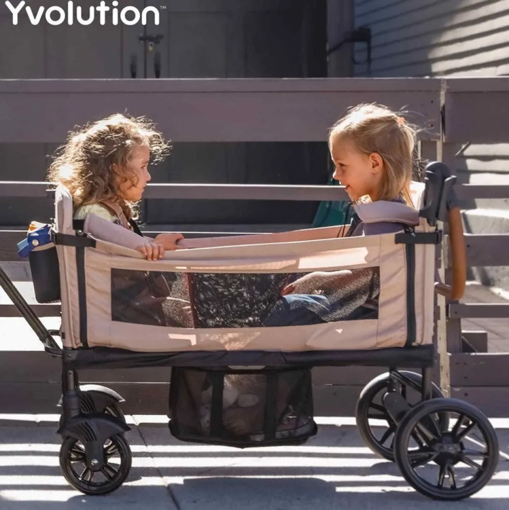 Yvolution Wagon transporte Verde ·*Niños Tiendas, Piscinas Y Accesorios|Patinetes Infantiles