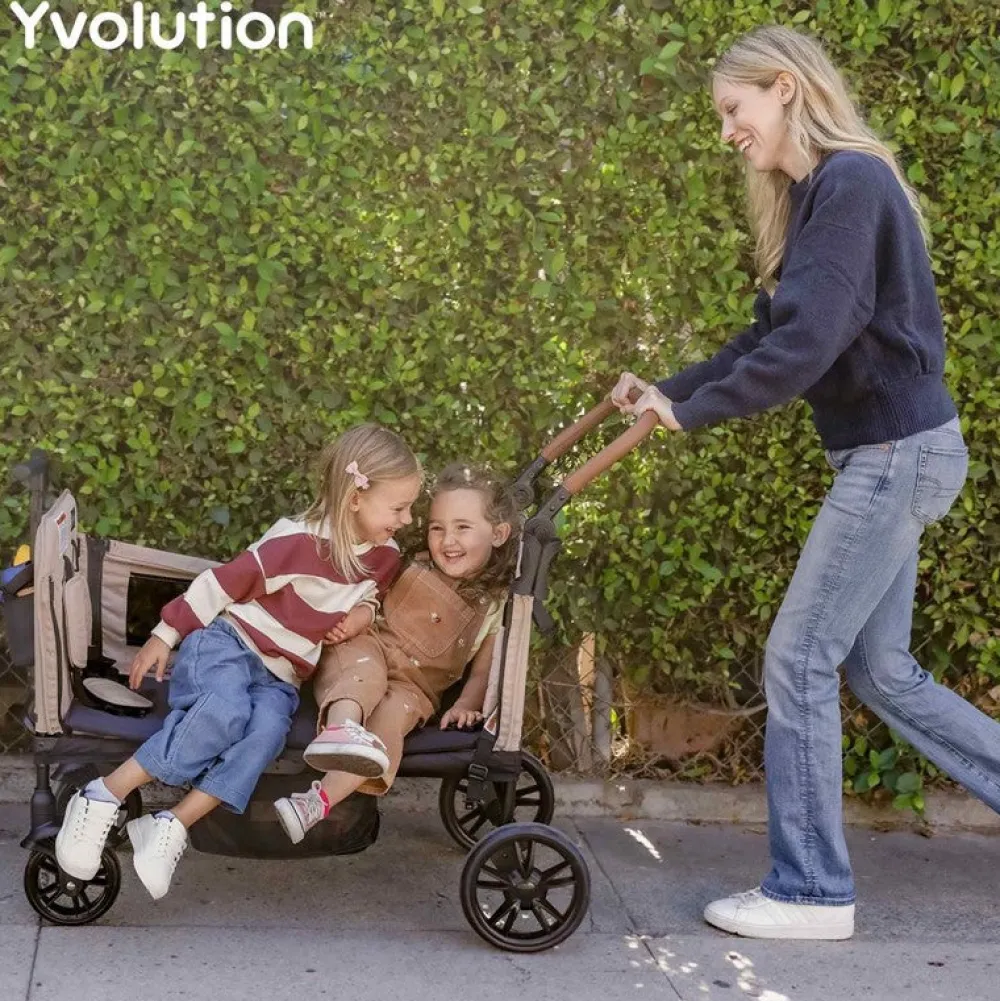Yvolution Wagon transporte Verde ·*Niños Tiendas, Piscinas Y Accesorios|Patinetes Infantiles