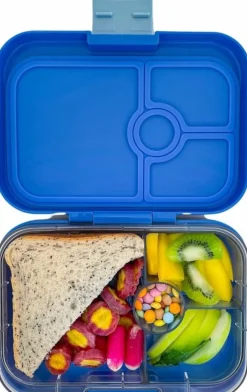 Yumbox Panino 4 compartimentos Surf Blue Tiburón* Cajas De Almuerzo Infantil·Con Compartimentos
