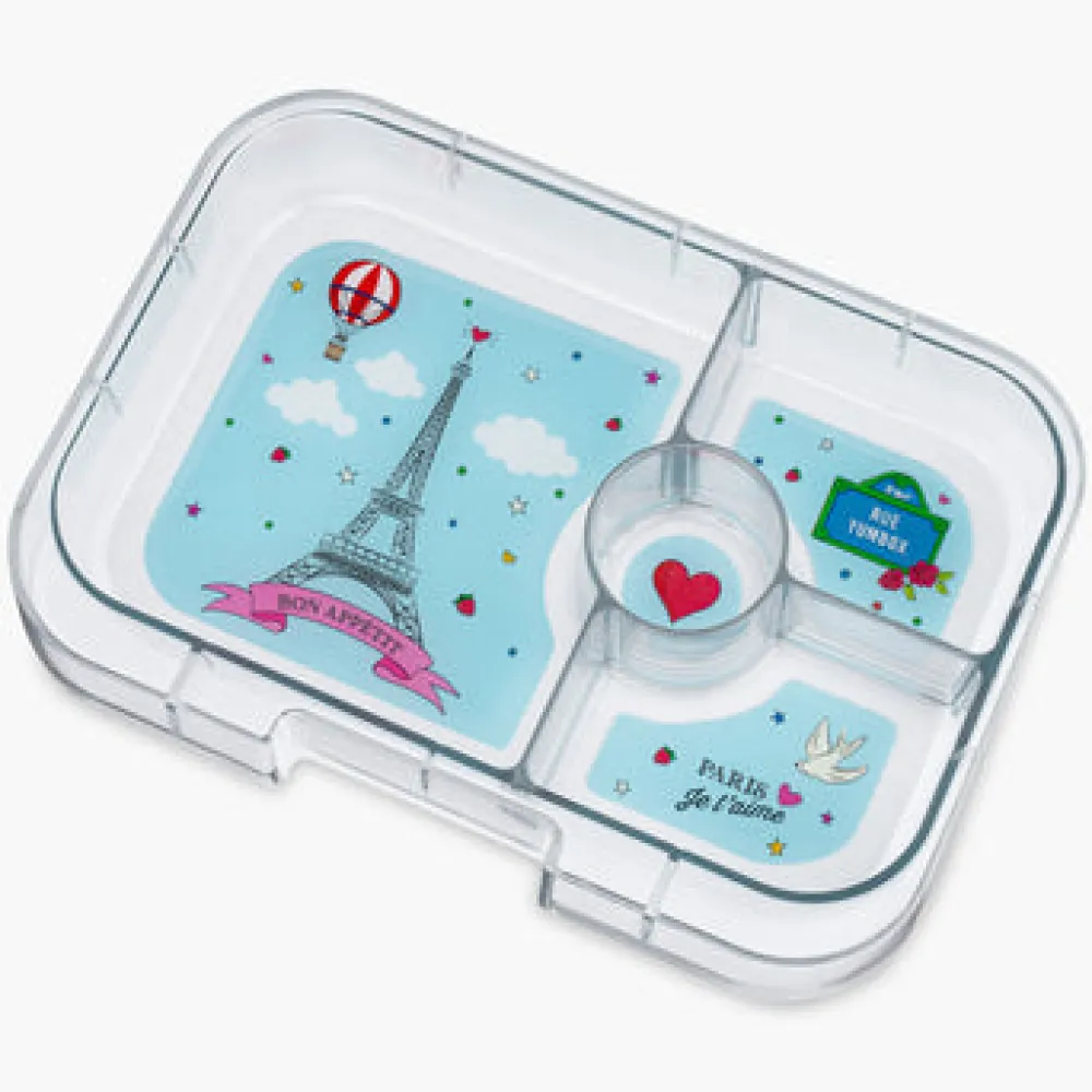 Yumbox Panino 4 compartimentos Fifi Pink Paris* Cajas De Almuerzo Infantil·Con Compartimentos