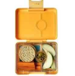 Yumbox Snack 3 compartimentos Yellow Shark* Cajas De Almuerzo Infantil·Con Compartimentos