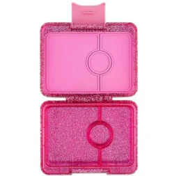 Yumbox Snack 3 compartimentos Glitter Pink* Cajas De Almuerzo Infantil·Con Compartimentos