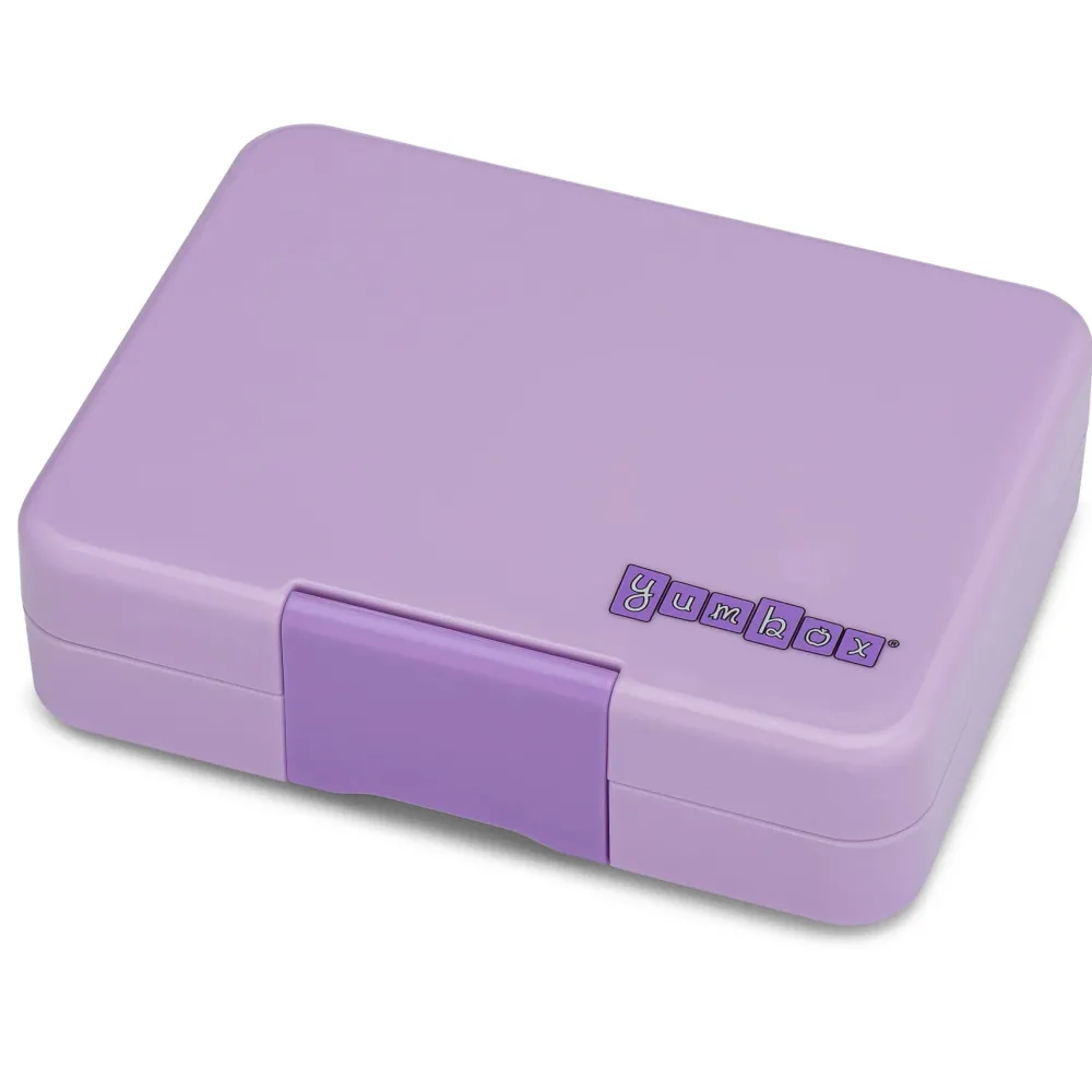 Yumbox Snack 3 compartimentos Lavanda Purple Unicornio* Cajas De Almuerzo Infantil·Con Compartimentos