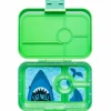 Yumbox Tapas 4 compartimentos Jurassic Green Tiburón* Cajas De Almuerzo Infantil·Con Compartimentos