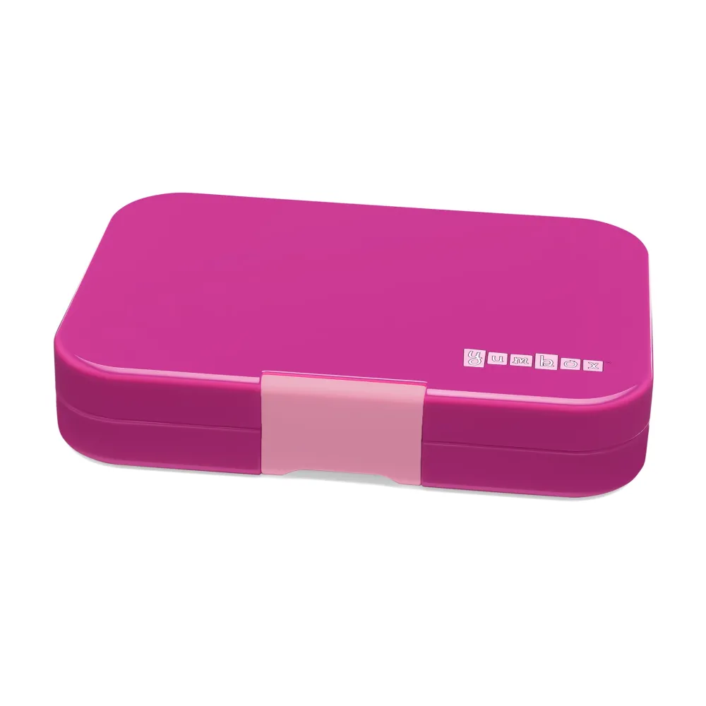 Yumbox Tapas 4 compartimentos Malibú Fucsia + Rainbow* Cajas De Almuerzo Infantil·Con Compartimentos